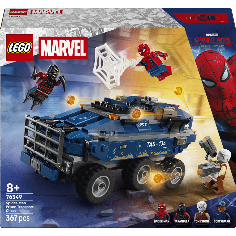Lego Spider Man Prison Transport Chase